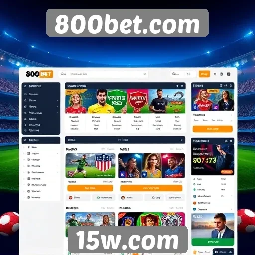 Análise da interface de usuário do 800bet.com